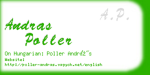 andras poller business card